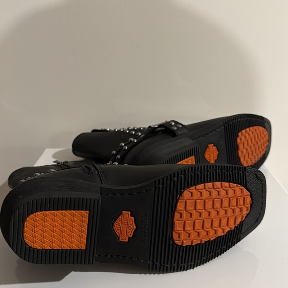 Harley-Davidson Women’s Linnea Leather Motorcycle Boots Black Size 9.5 NWOB - Picture 9 of 10